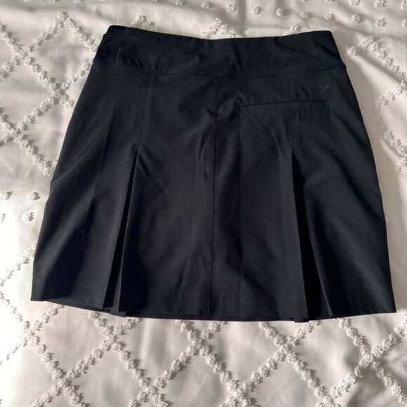 Black Callaway Women's Golf Skort - Picture 3 of 8
